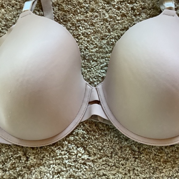 Warner's/ No Side Effects Underarm-Smoothing Comfort T-Shirt Bra / size 38D - Picture 3 of 8